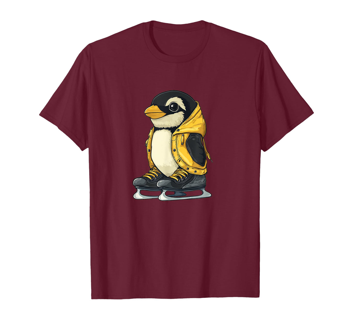 Ice Penguin Skating Shoes for a Cool Laugh in Winter T-Shirt