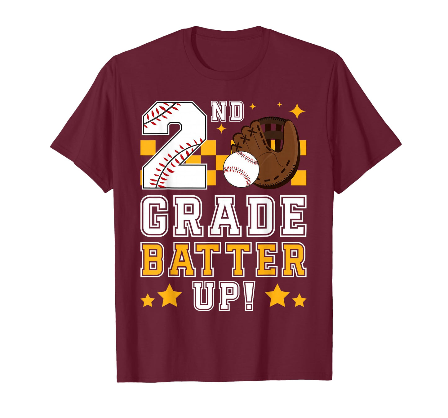 2nd Grade Batter Up Baseball First Day Back To School T-Shirt