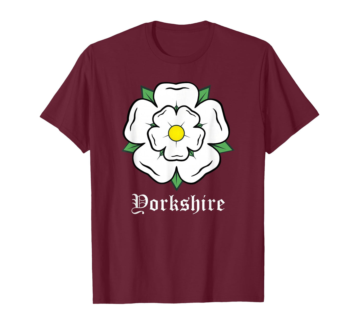 Yorkshire White Rose Symbol UK Country T-Shirt