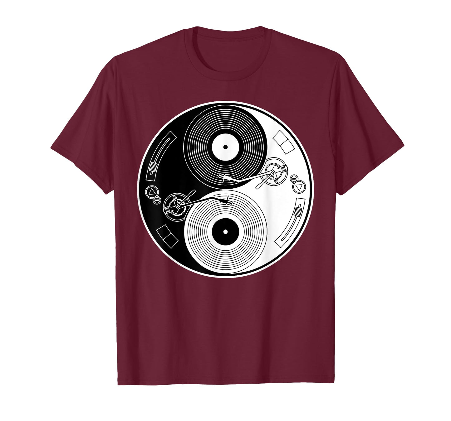 Yin Yang Vinyl Record T-Shirt