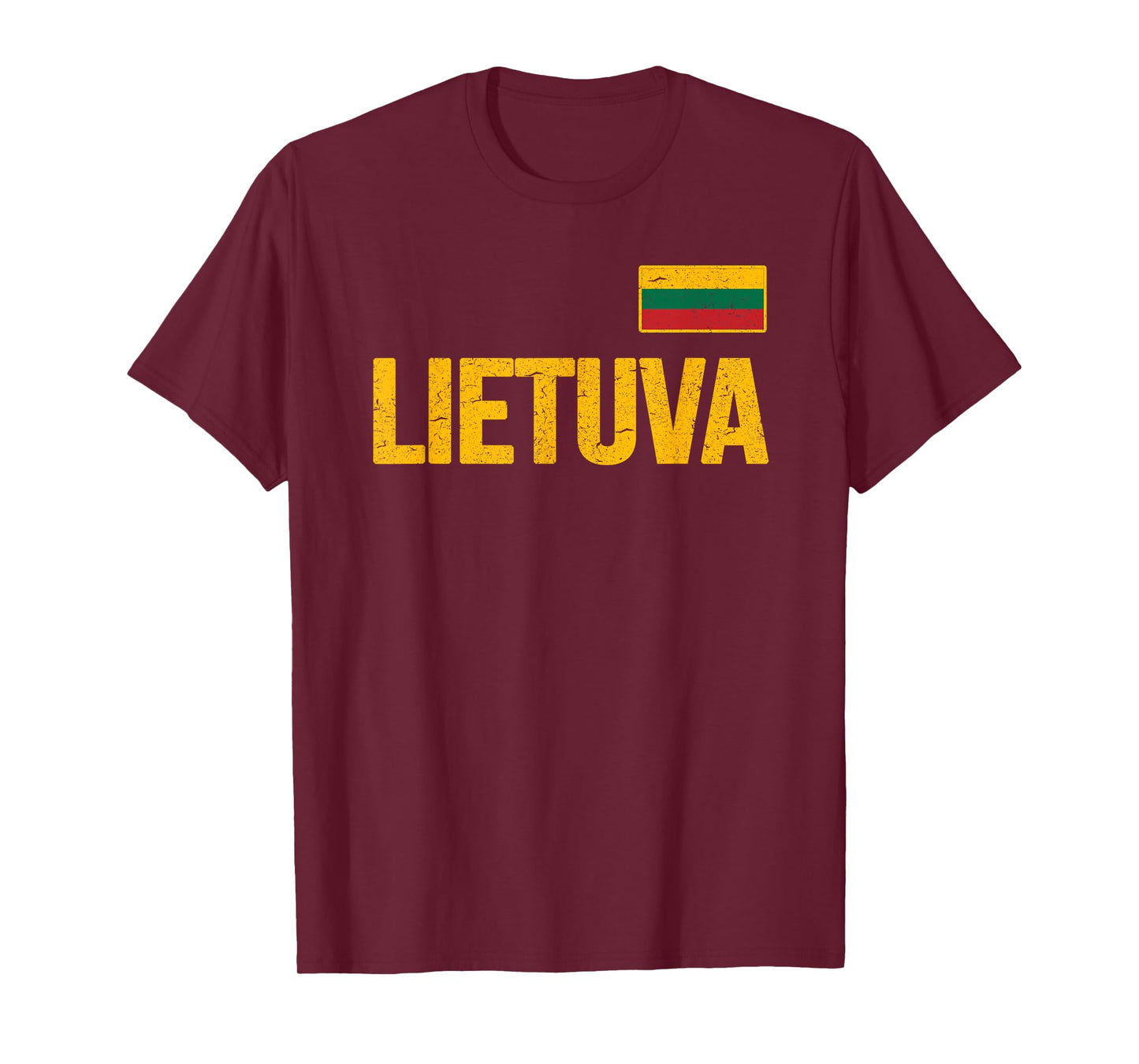 Lithuania T-shirt Lithuanian Flag Lietuva Souvenir Love Gift T-Shirt