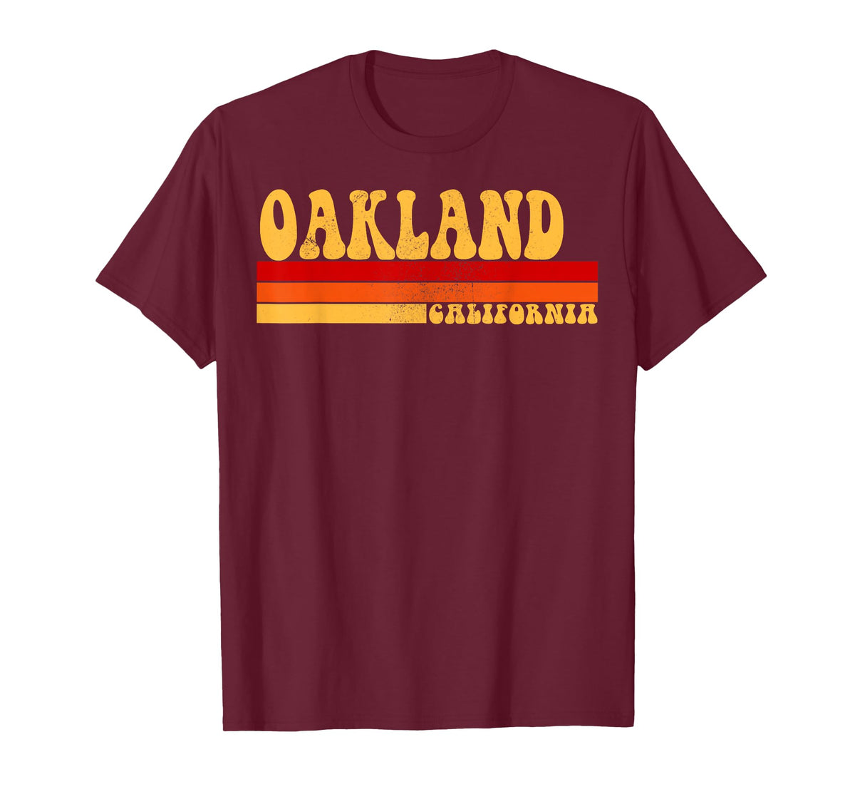 OAKLAND California City Vintage Roots Retro Design 70s 80s T-Shirt