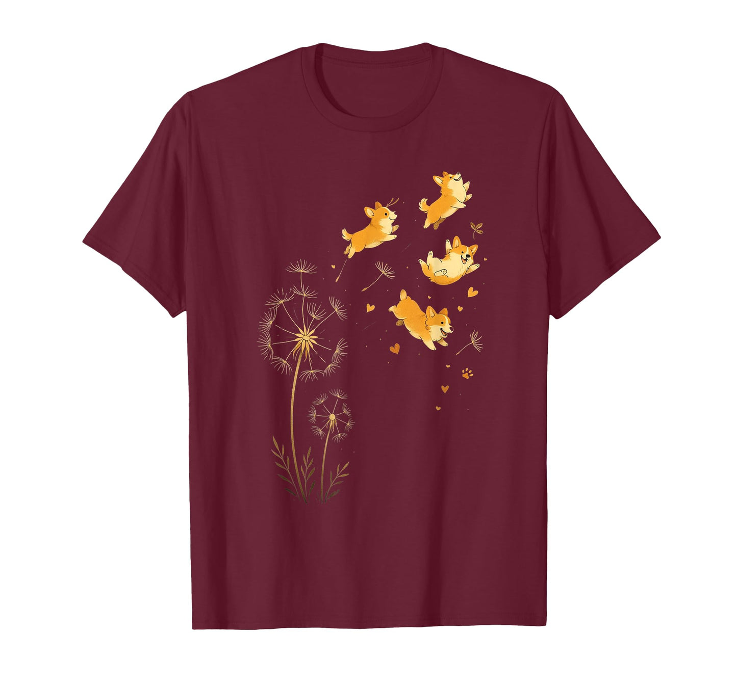 Dandelion Dog Lovers Corgis T-Shirt