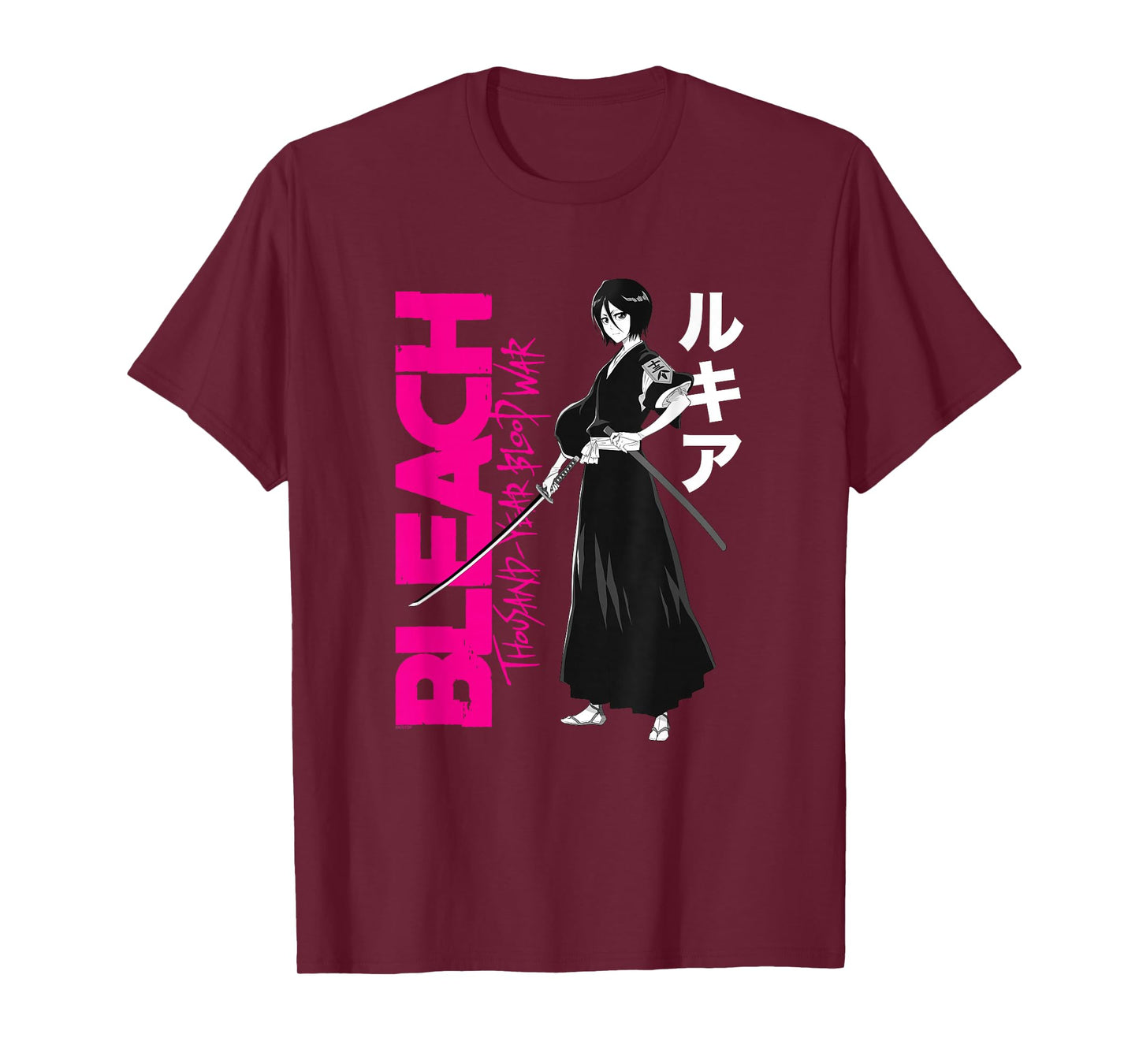 Bleach: Thousand Year Blood War Rukia with Large Logo Anime T-Shirt