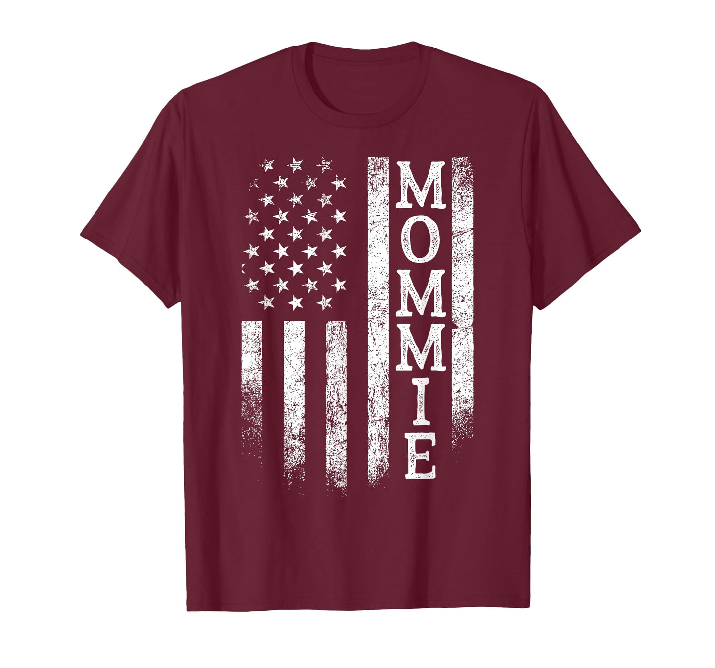 Mommie American Flag Patriotic Mother's Day T-Shirt