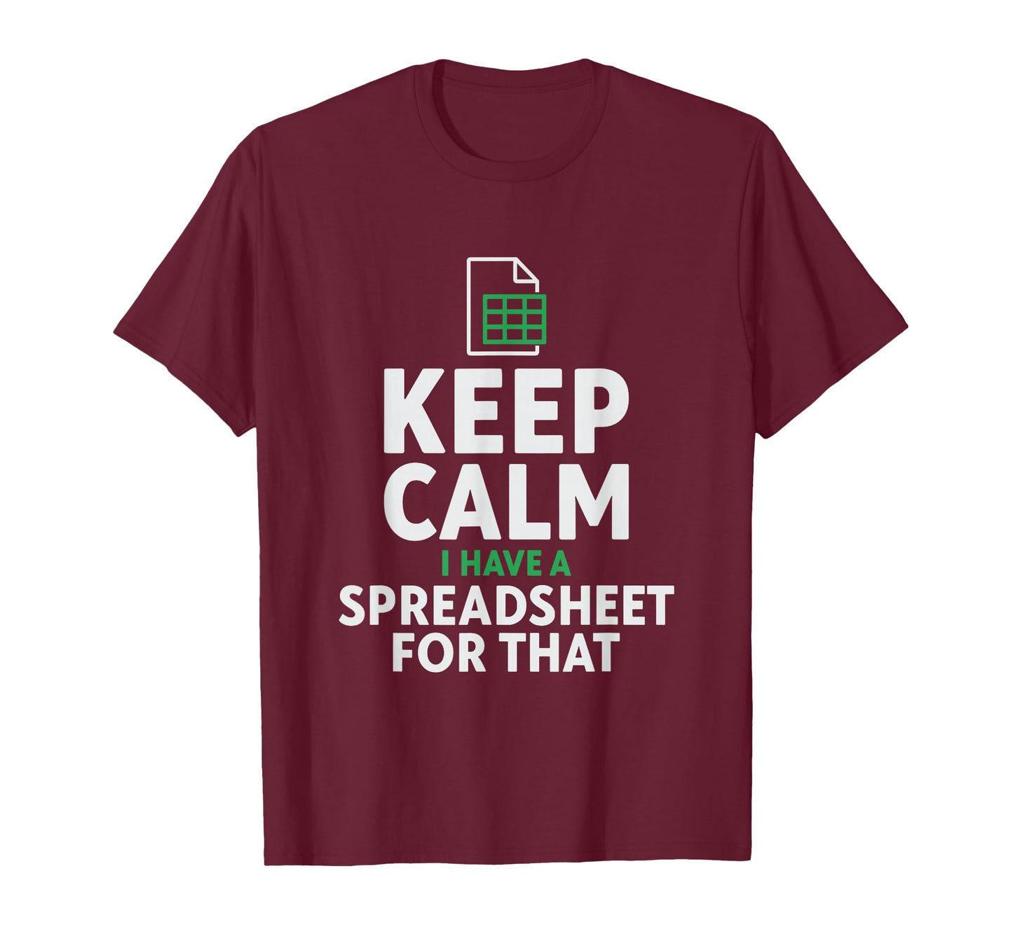 Funny Excel Spreadsheets Lover Gift | Accountant Men Women T T-Shirt