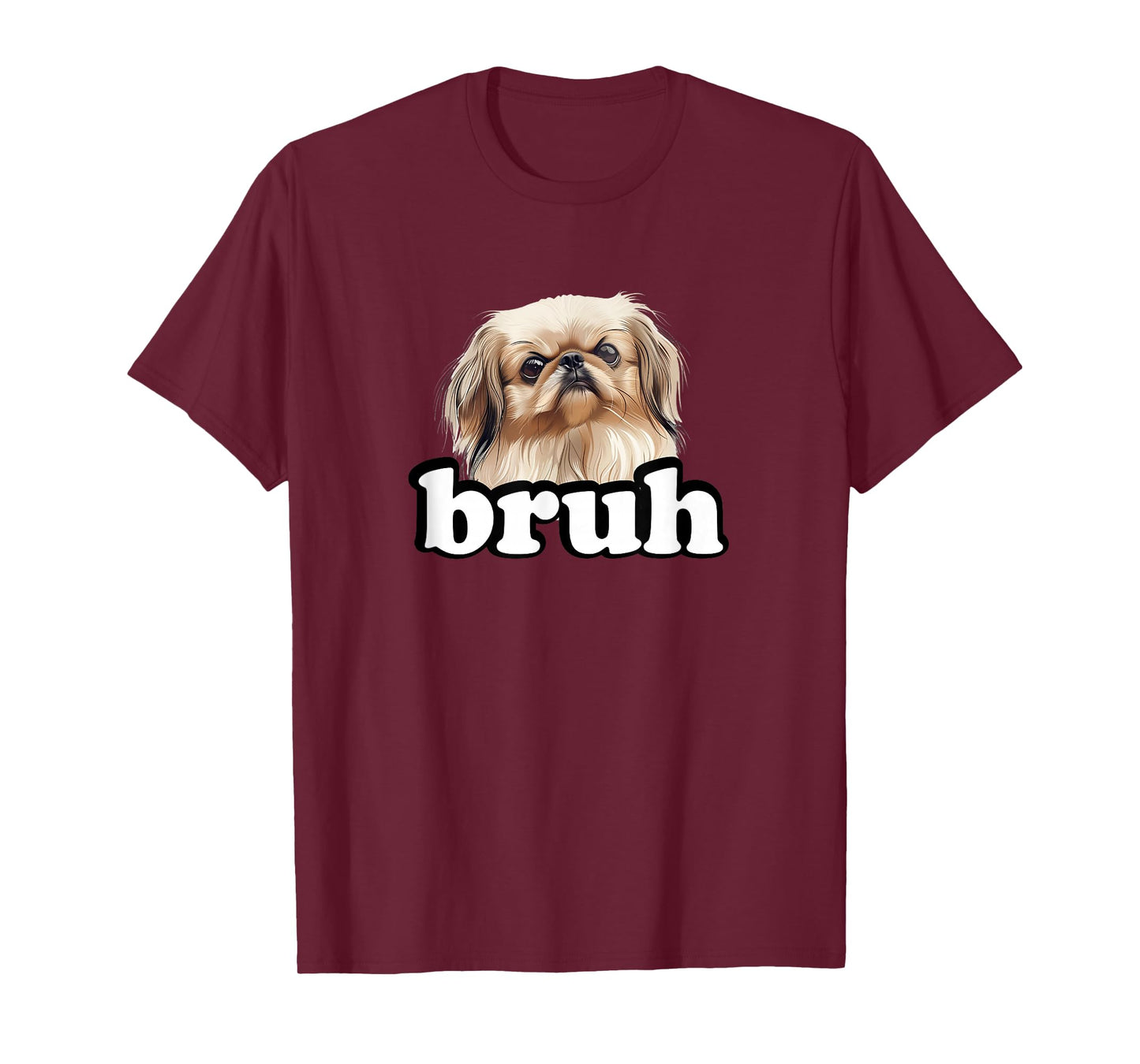 Mens Womens Cute Kids Bro Bruh Pekingese Dog Lover T-Shirt