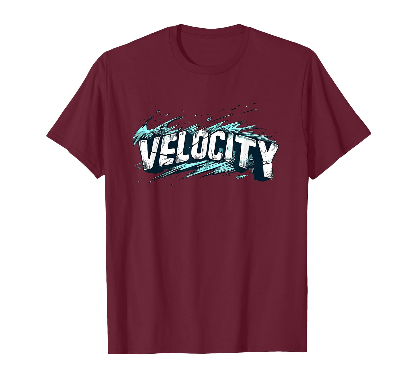 Pretty Velocity Graphic for a Speedy and Cool Look T-Shirt