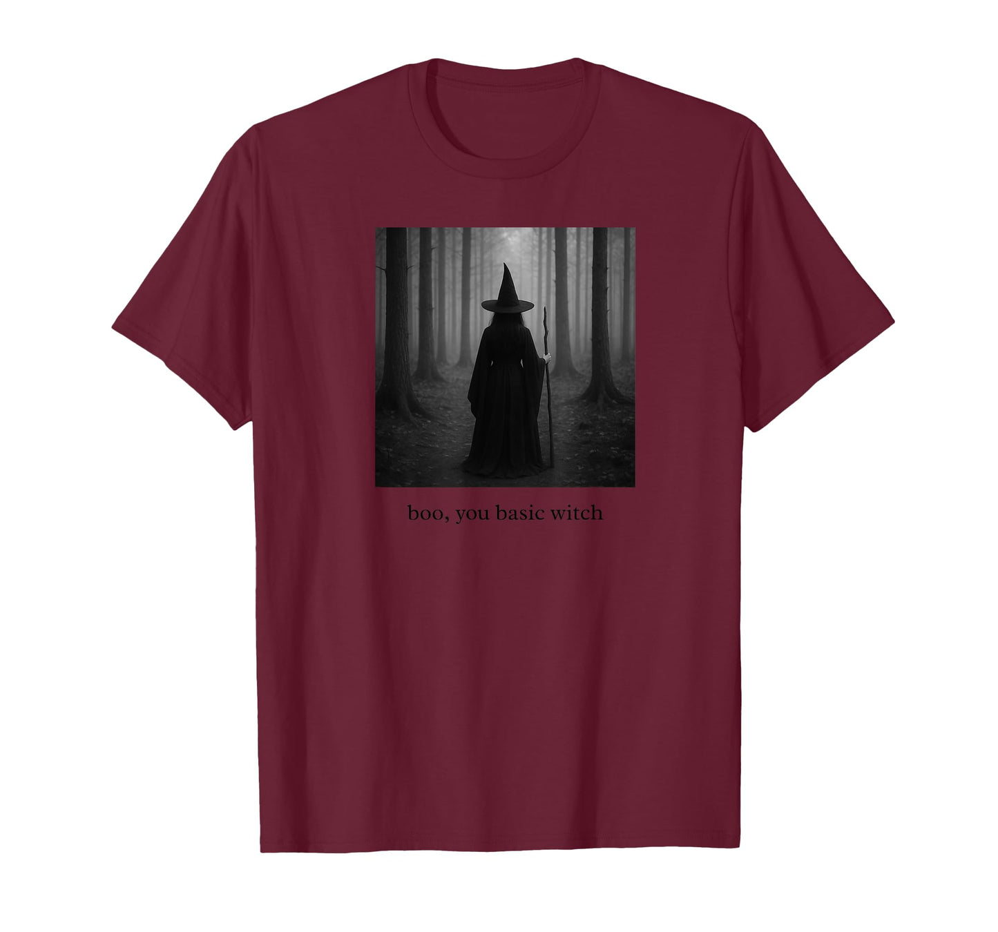 Halloween Boo Basic Witch T-Shirt