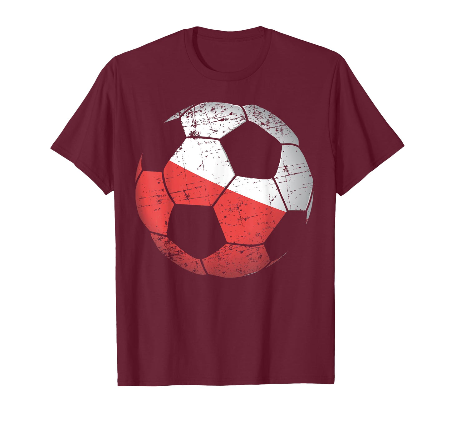 Poland Soccer Ball Flag Jersey Shirt - Polish Football Gift
