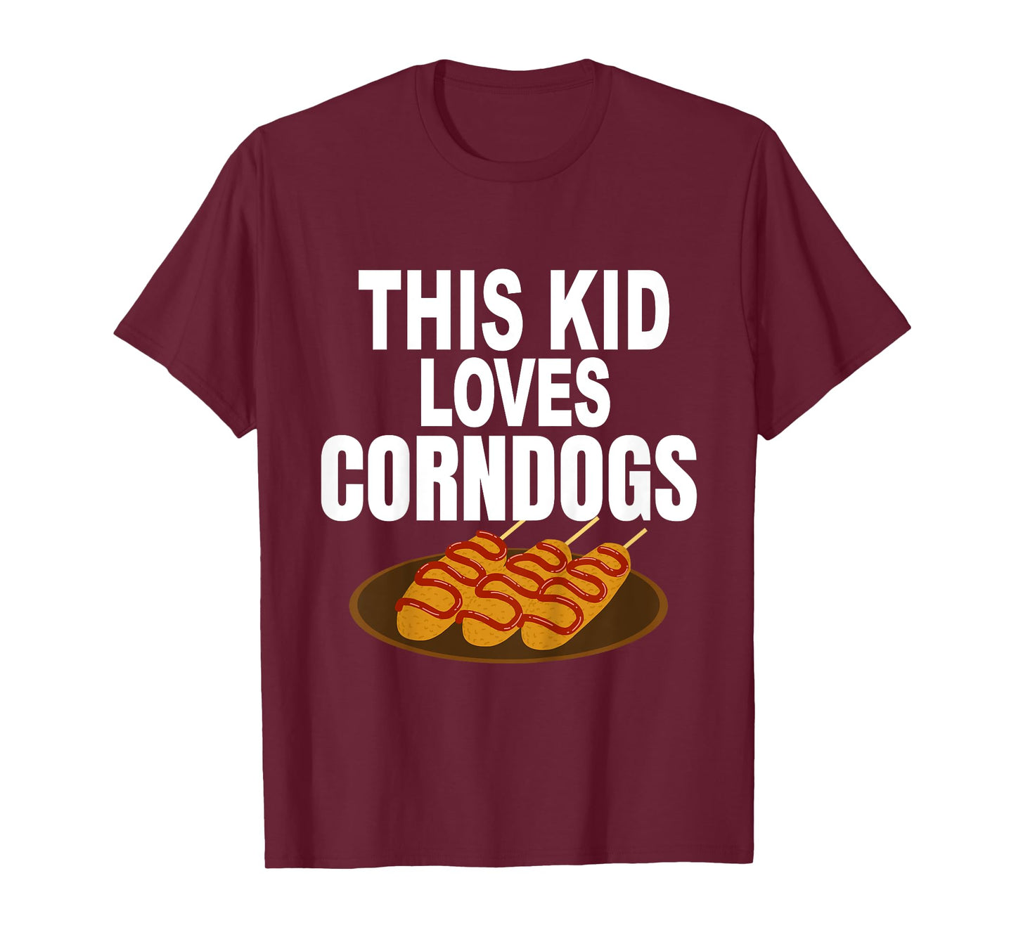 Kids Funny Corndogs Fair Food T-Shirt