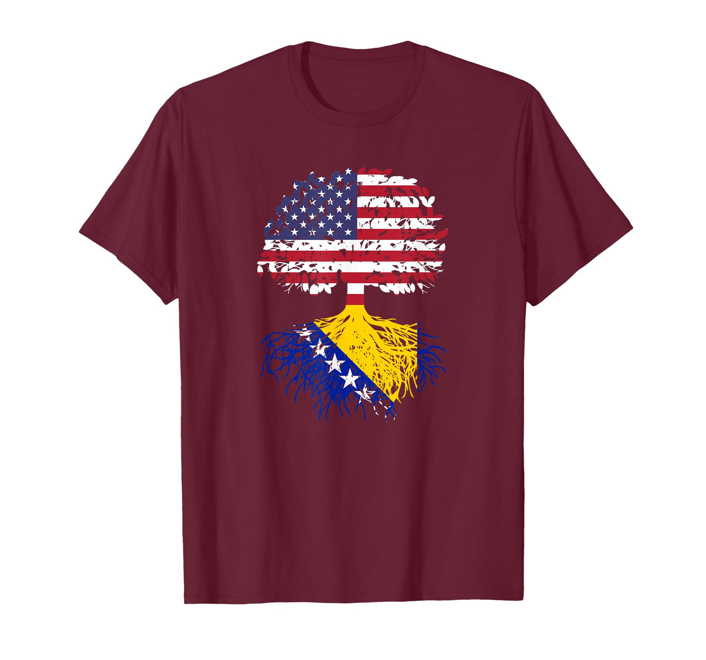 Bosnian Roots Bosnia National Heritage Tree Gift T-Shirt