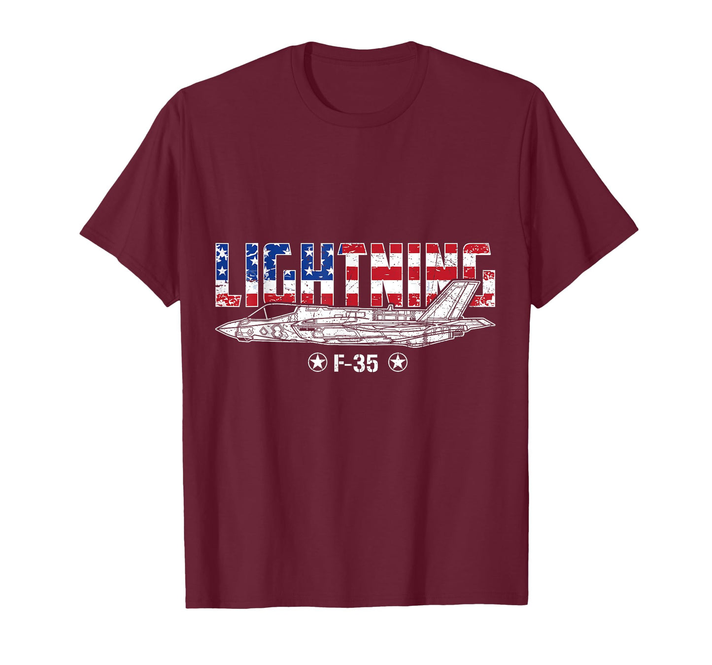 F-35 Lightning USA Fighter Jet Aviation Military Aircraft T-Shirt
