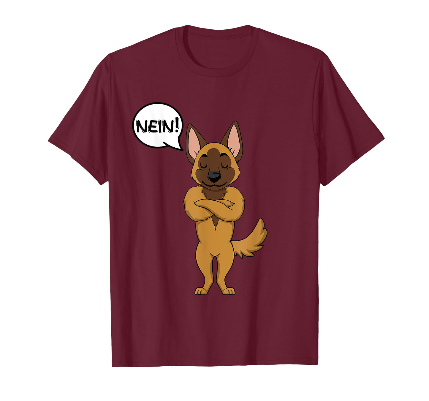 No - Funny Dog Belgian Malinois Dog Men Women Kids T-Shirt