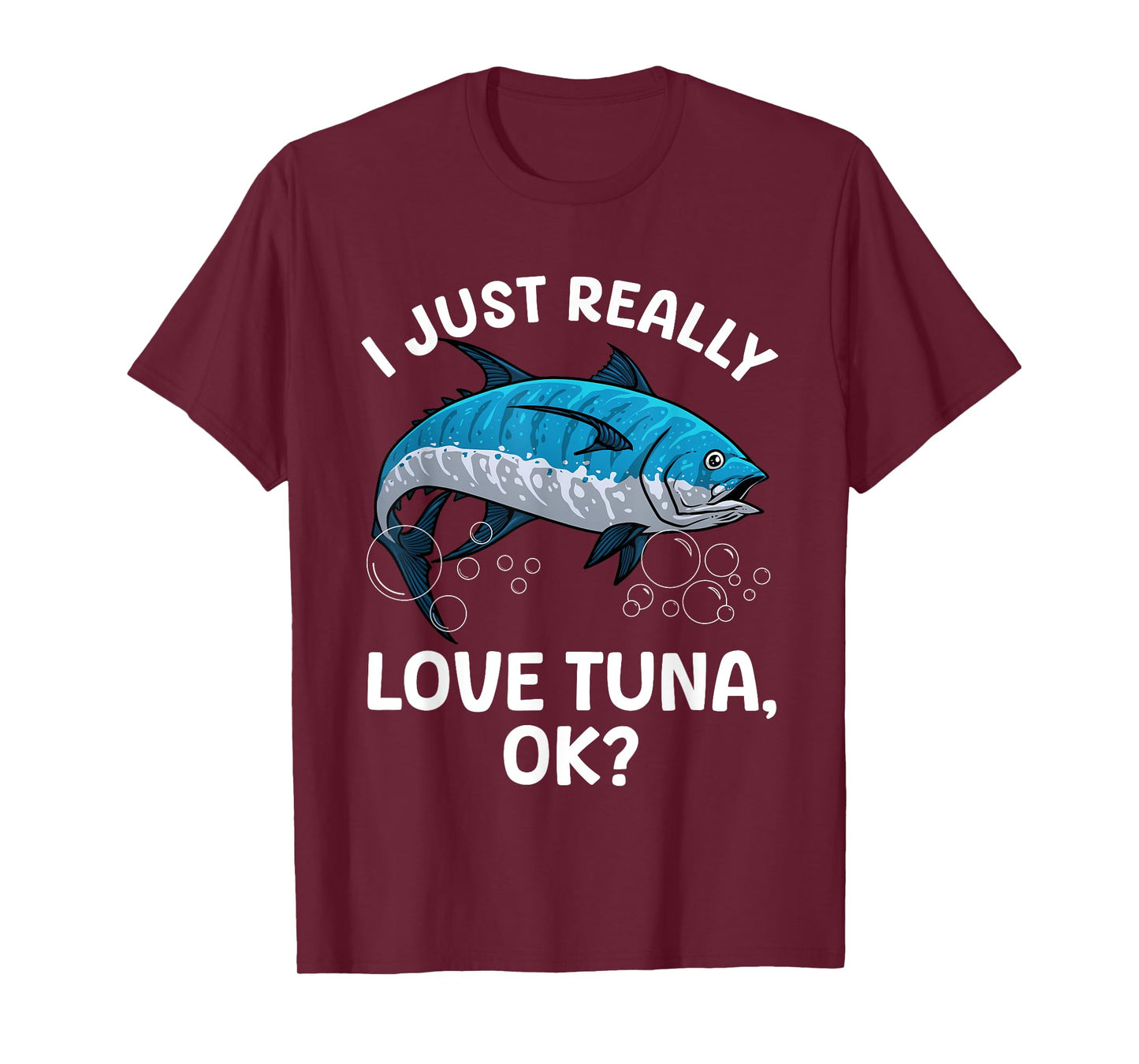 Cool Tuna Fishing Art For Men Women Deep Sea Tuna Fishing T-Shirt