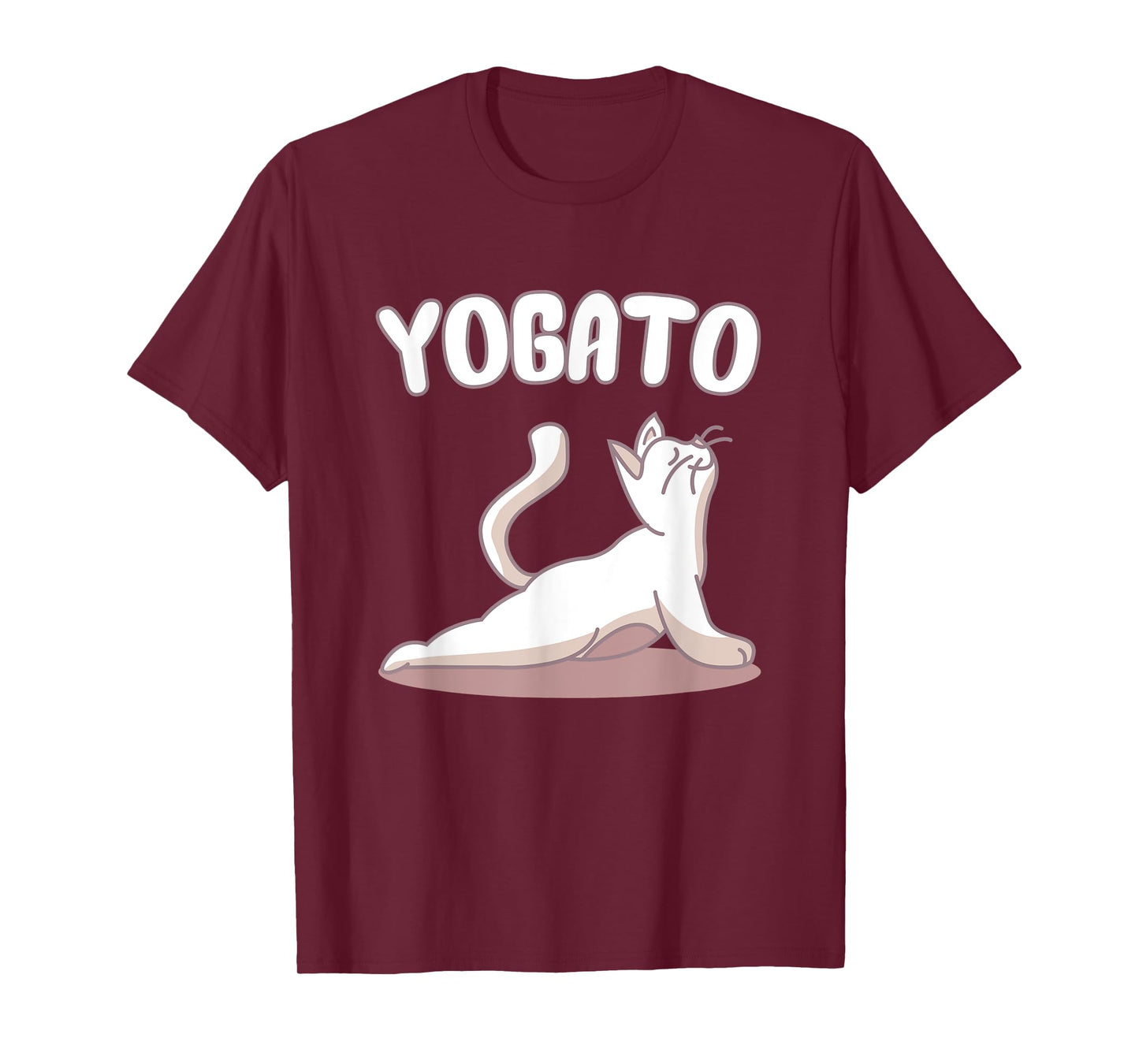 Funny Yoga Cat In Spanish Gato Yogato Doing Cobra Yoga Pose T-Shirt for Men Women Kids