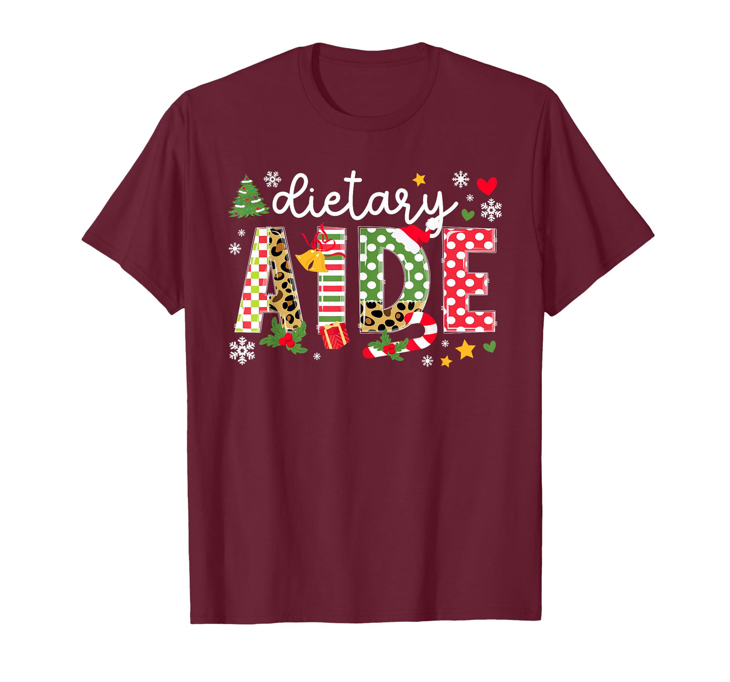 Dietary Aide Christmas Dietary Aide Xmas Party T-Shirt
