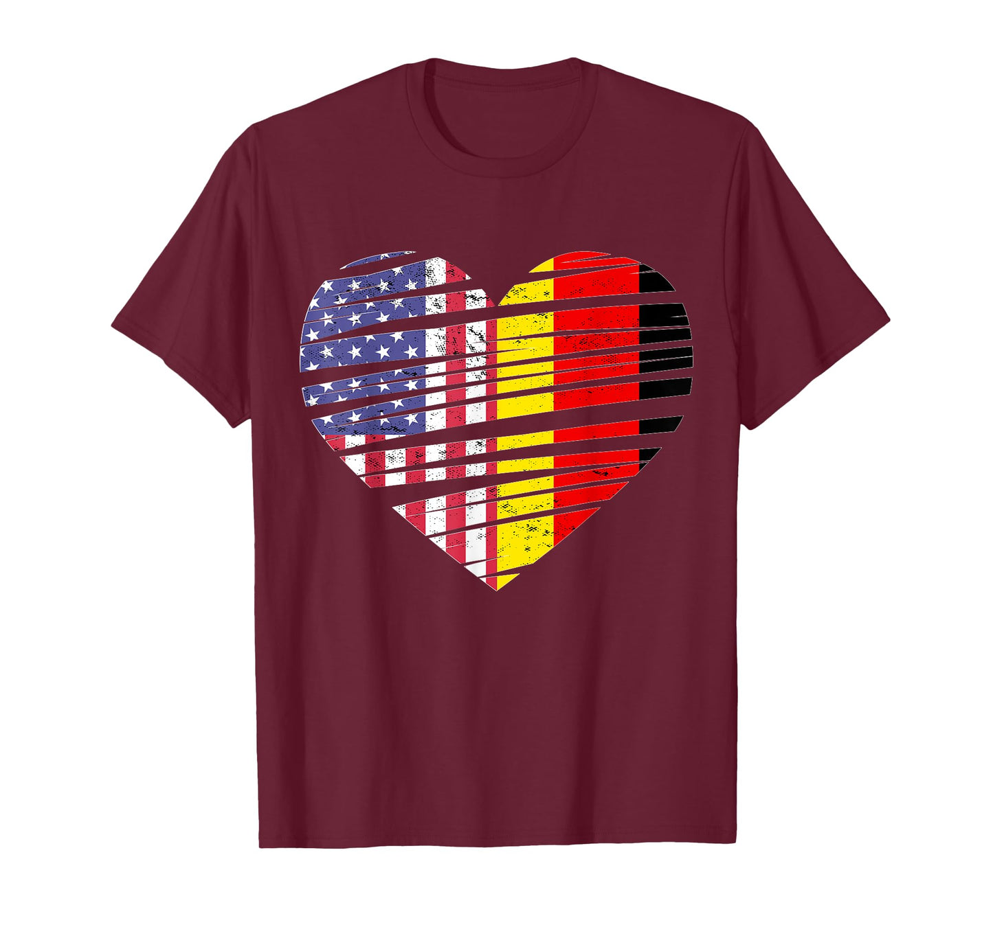 German American Patriot Grown Country Germany Flags T-Shirt