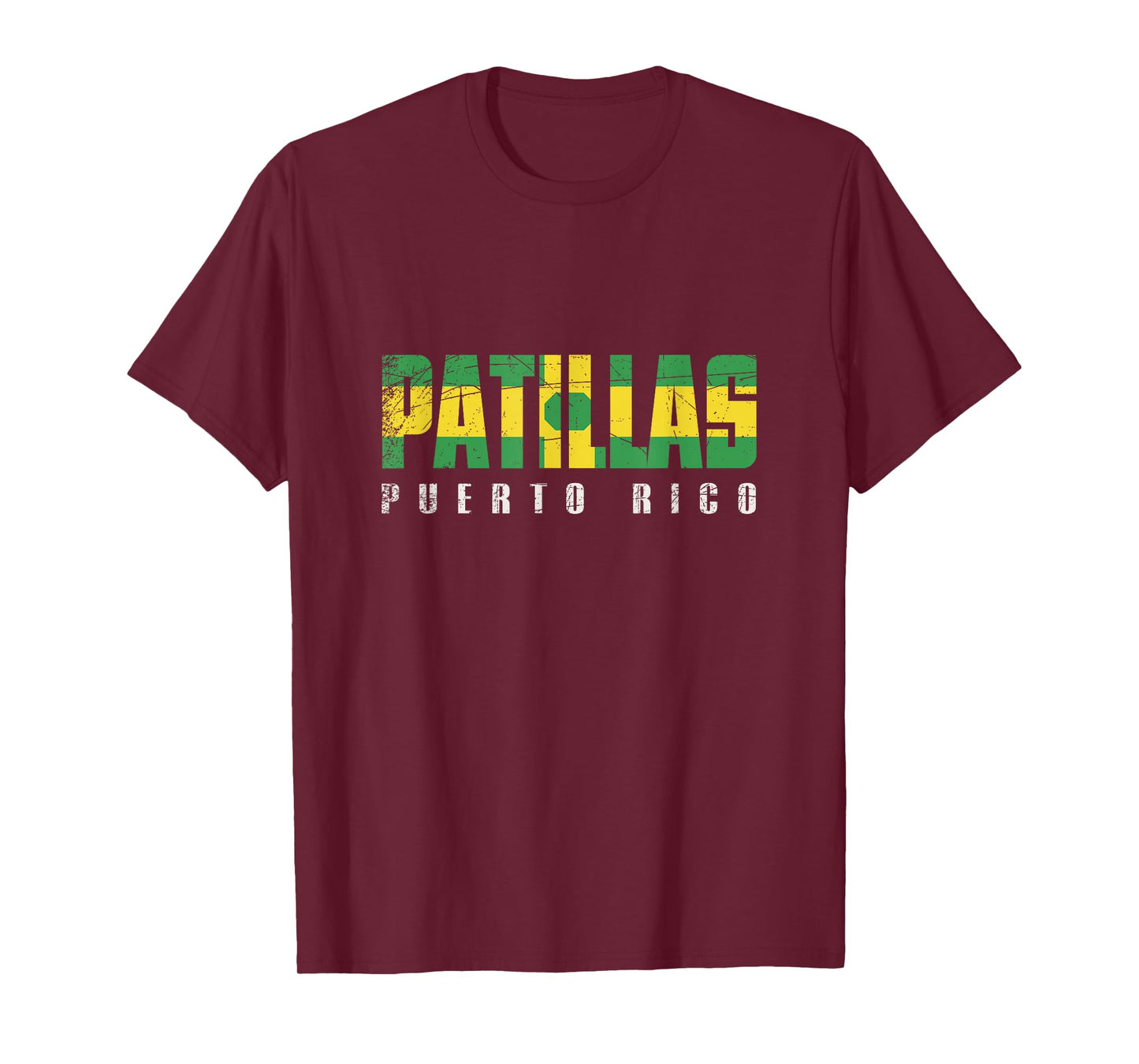 Patillas City in Puerto Rico, Patillas Flag T-Shirt