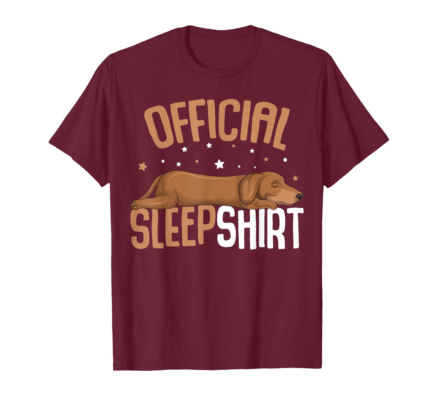 Dachshund Weiner Dog Official Sleepshirt T-Shirt for Men Women Girls Kids