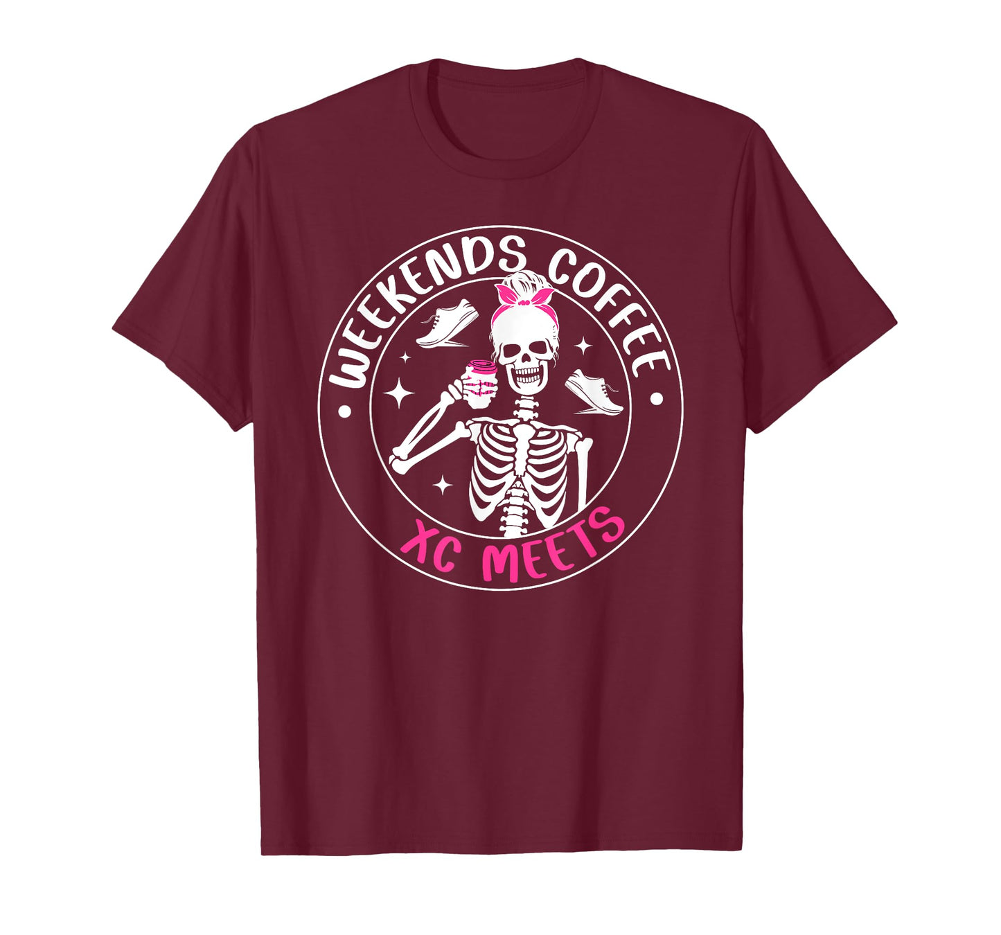 XC Meets Cross Country Mom Of A Cross Country Runner Mama T-Shirt