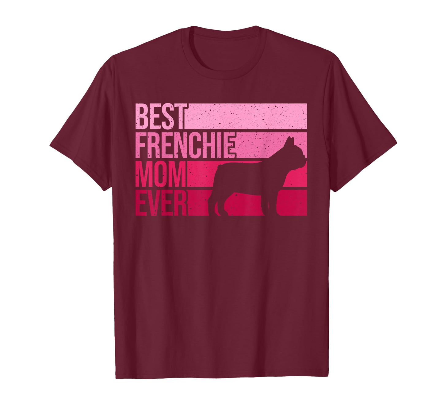 Funny Frenchie Mom Art For Women Girls French Bulldog Lover T-Shirt