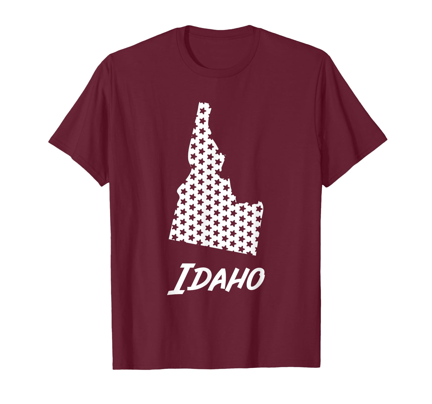 Idaho USA State Outline Stars Vintage Retro Design T-Shirt