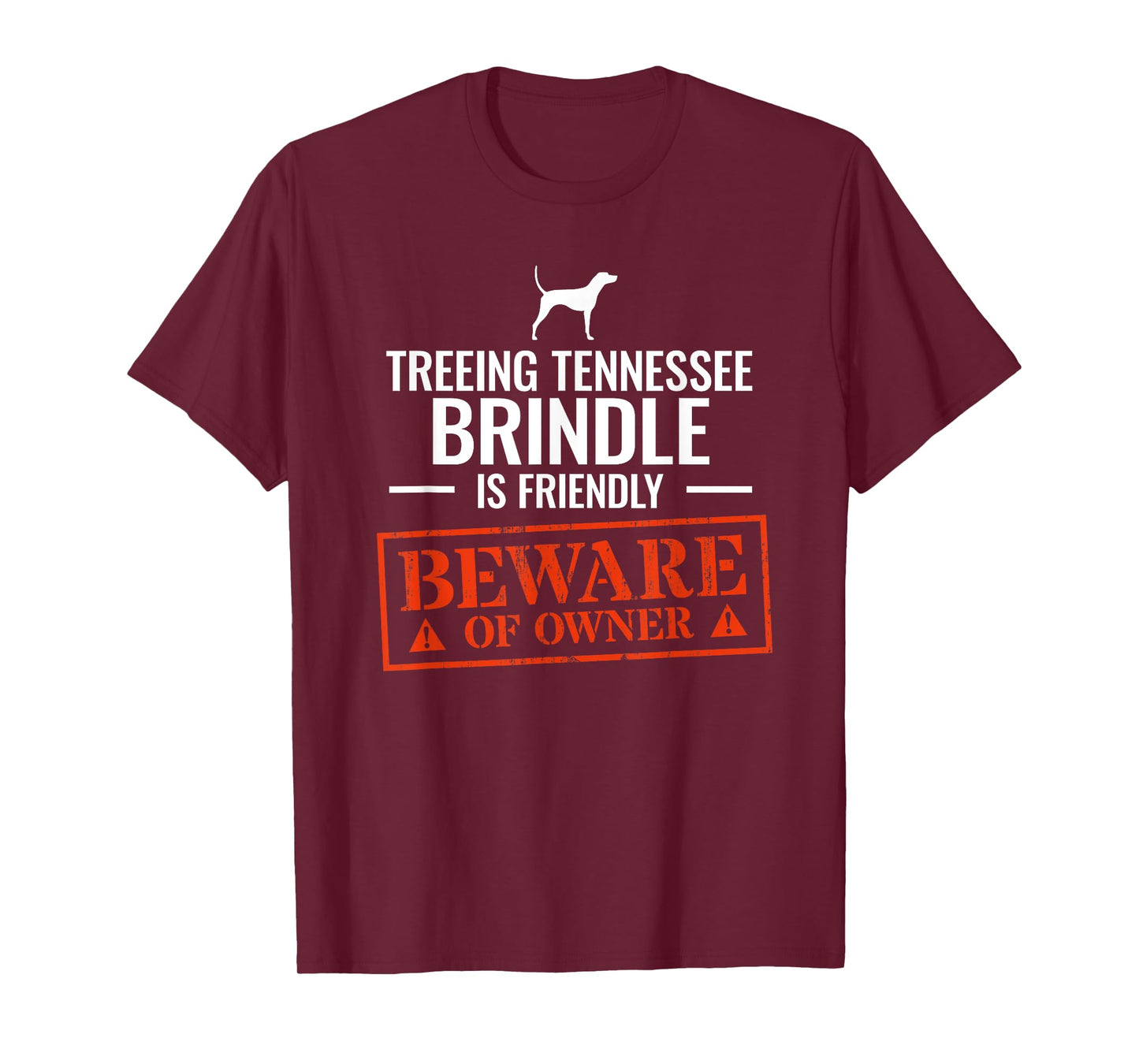 Funny Treeing Tennessee Brindle Dog Owner T-Shirt Dog Lover Men Women T-Shirt