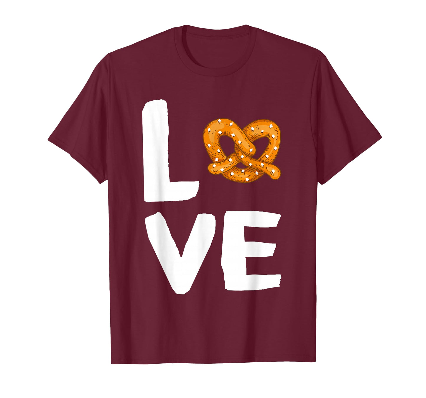 I Love Pretzels for Pretzel Day Funny Office Wear Gifts T-Shirt