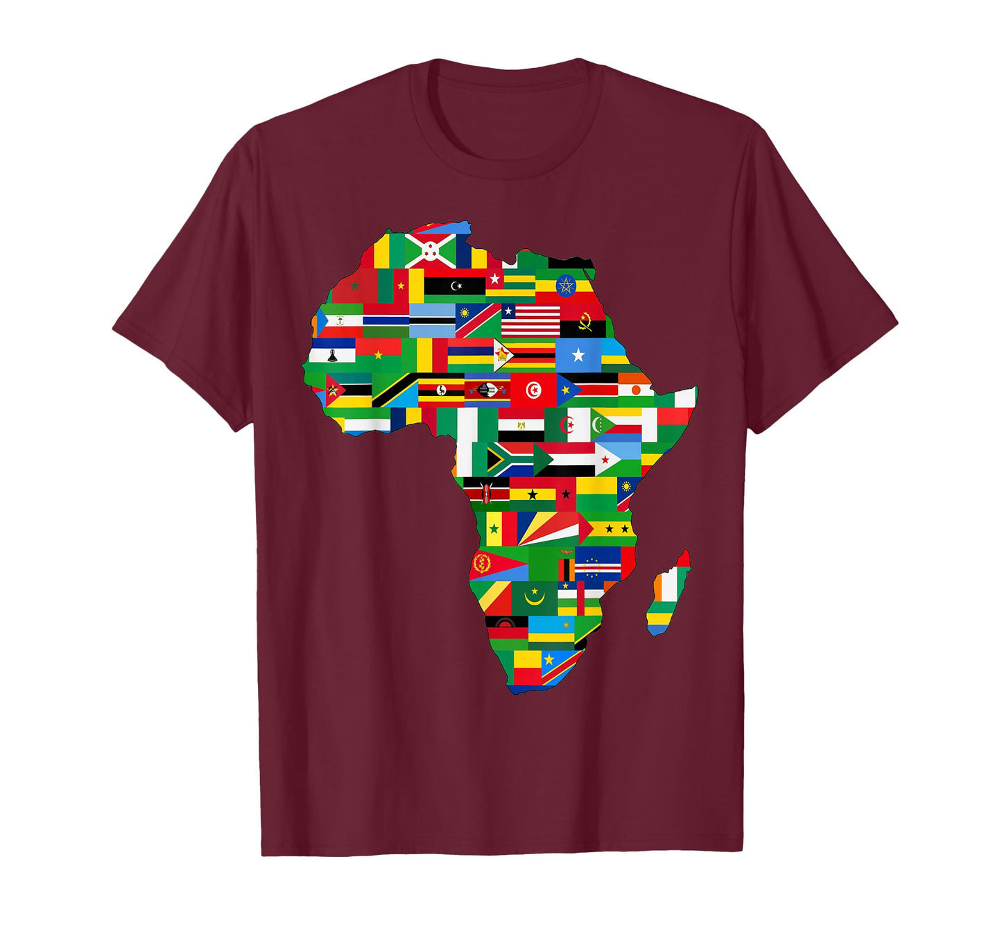 Africa T-Shirt Proud African Country Flags Continent Love T-Shirt