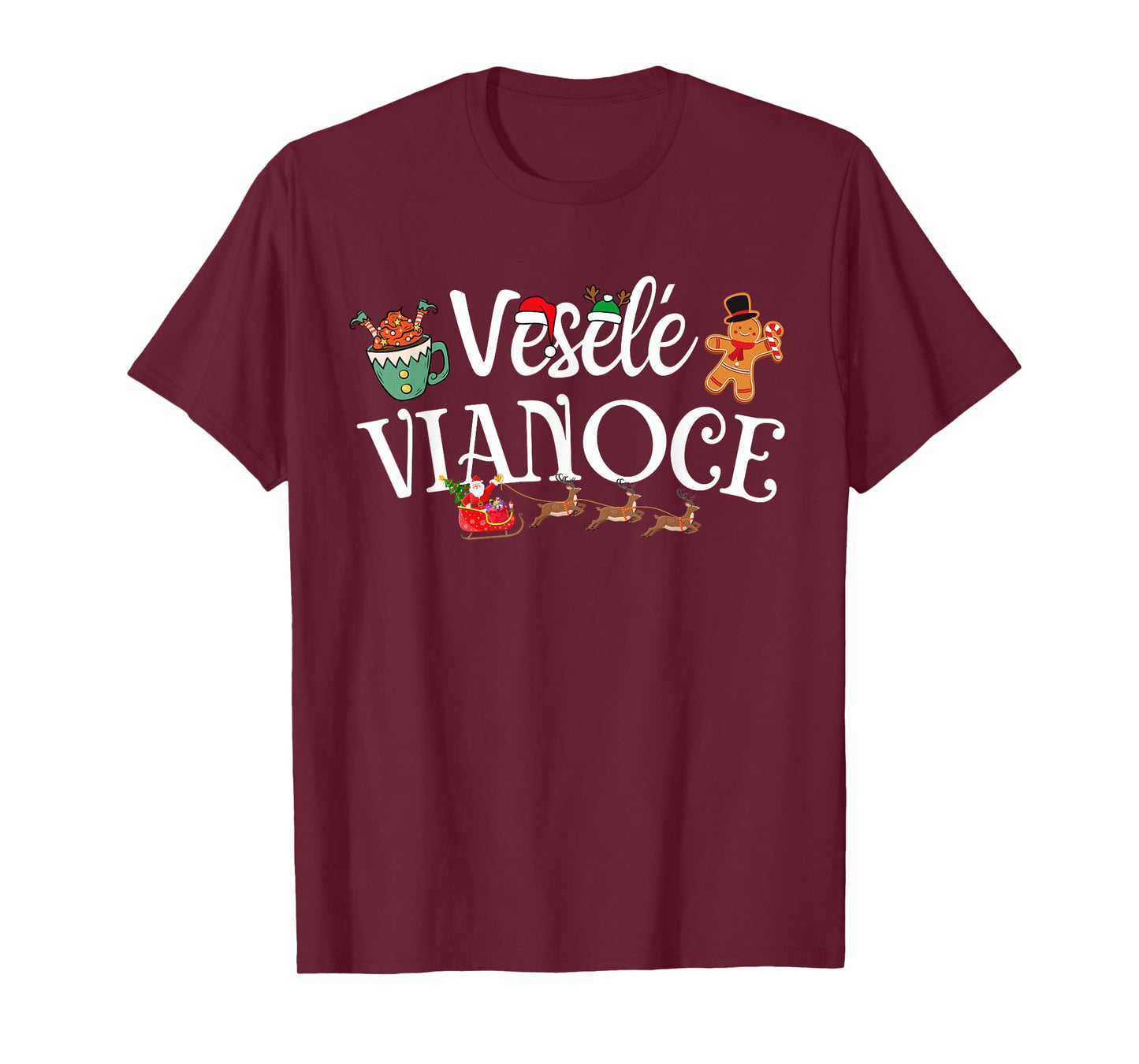 Veselé Vianoce Slovak Merry Christmas Vesele Vianoce T-Shirt
