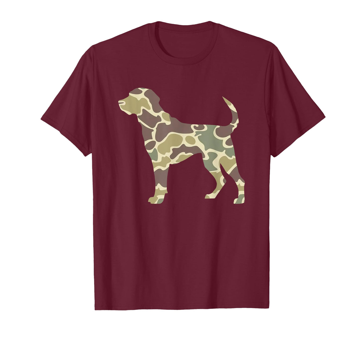 Old School Camo Hunting Dog, Camouflage Pitbull Dog Mom Dad Men Women T-Shirt
