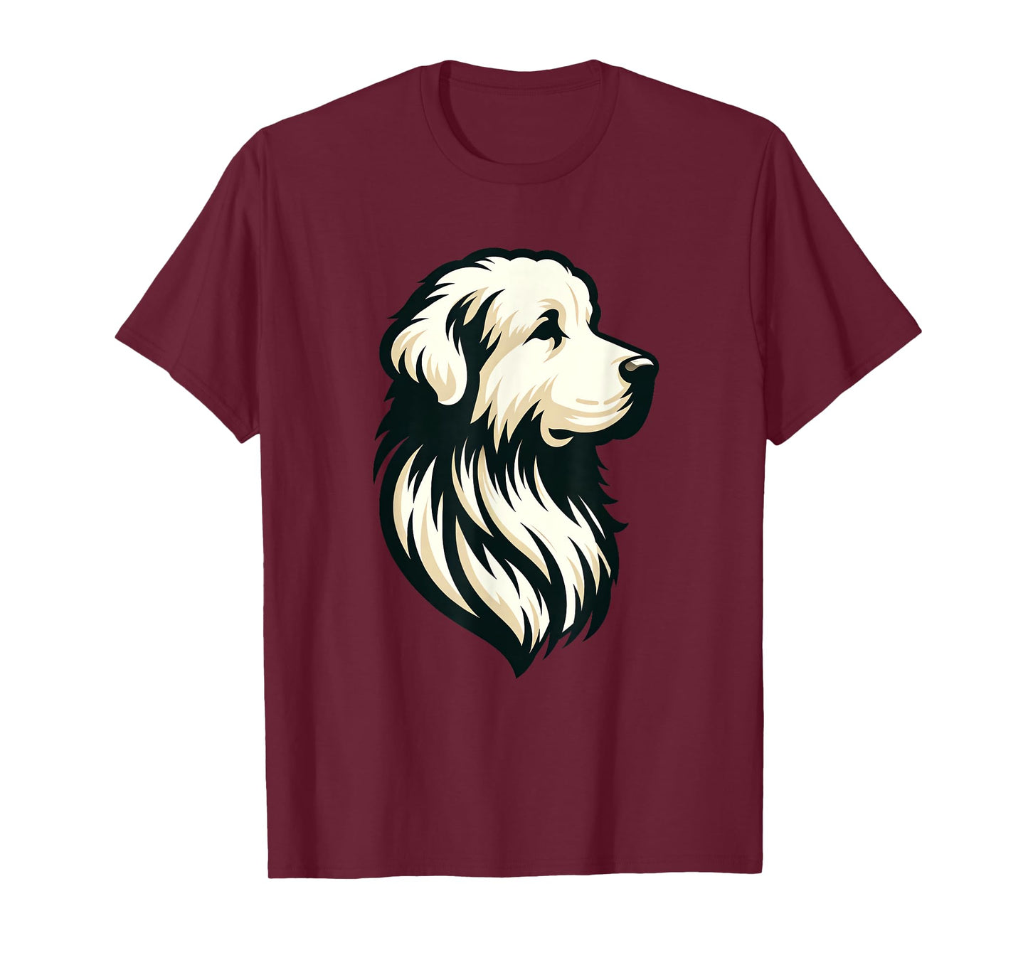 Great Pyrenees Pyr Minimalist Simple Dog Mom Dad Boys Girls T-Shirt