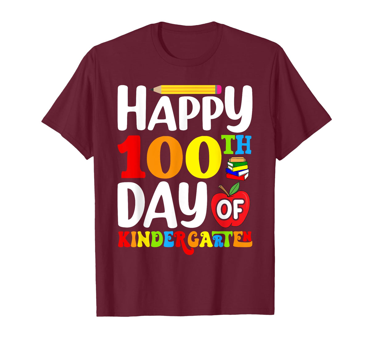 100th Day of Kindergarten Teacher Kids 100 Days Smarter T-Shirt