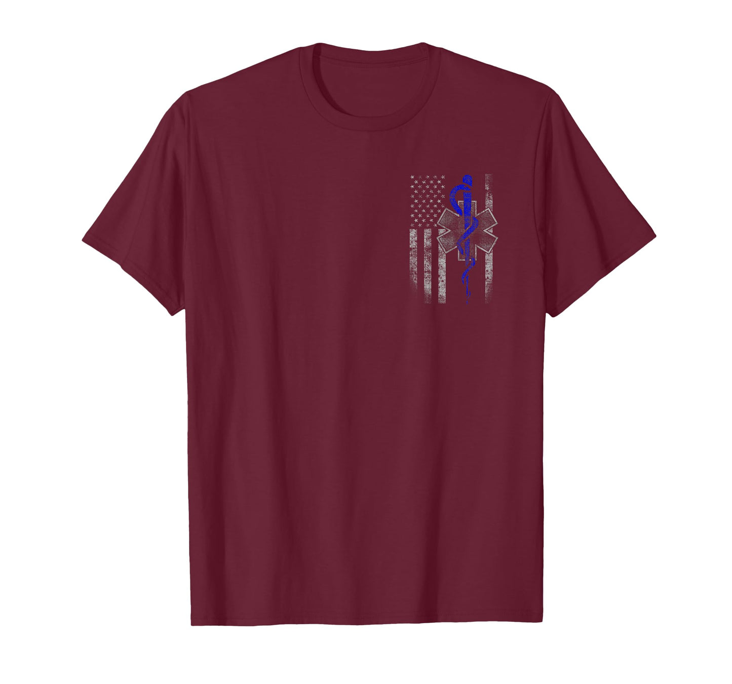 EMT/First Responder Flag T-Shirt T-Shirt