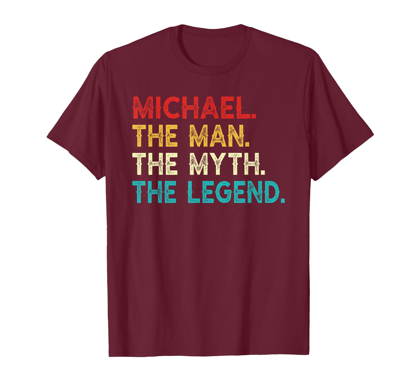 Michael The Man The Myth The Legend Funny Vintage Michael T-Shirt