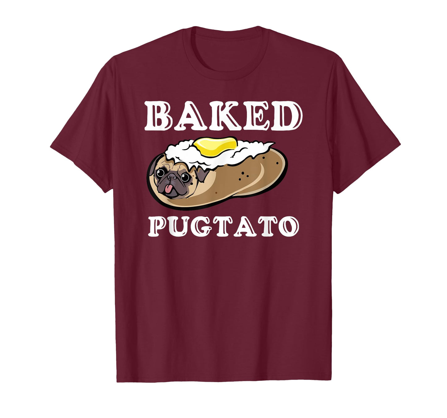 Pugtato, Funny Dog Lovers, Ladies Man Dog, I Love My Pug T-Shirt