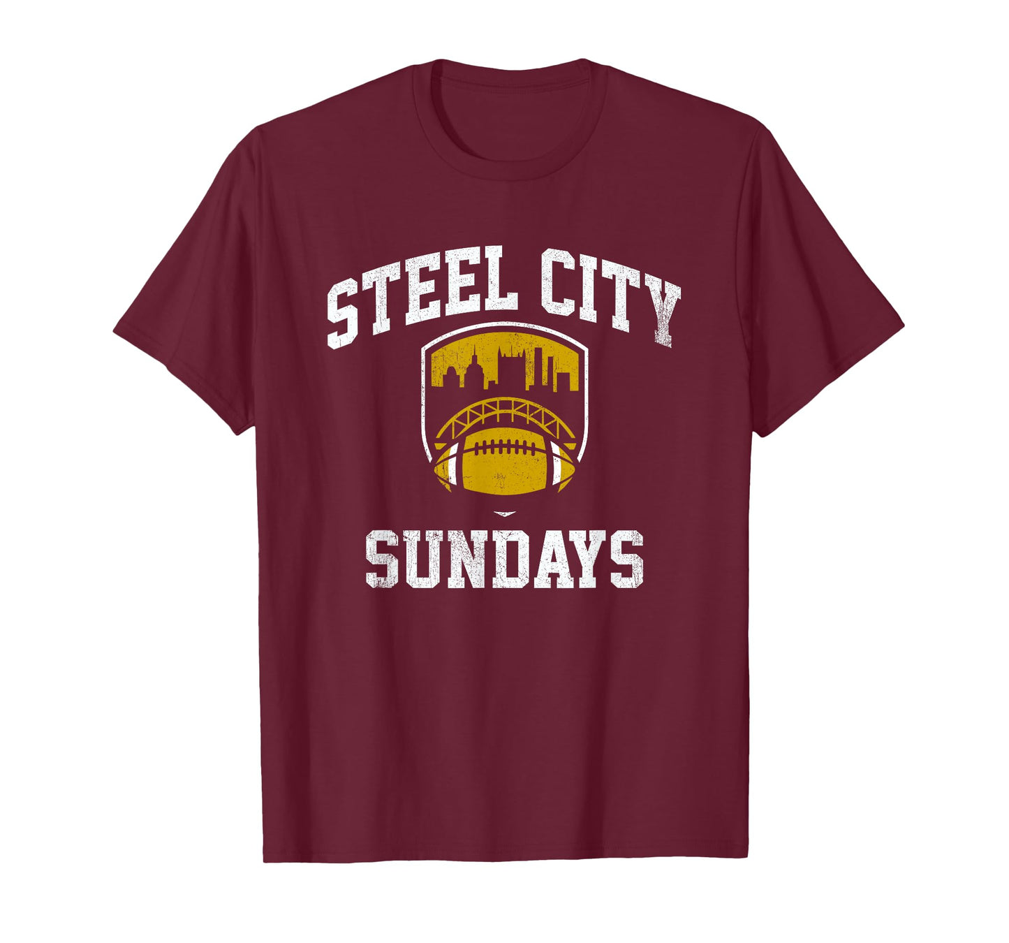 Steel City Sundays Football Pittsburgh Game Day Home Team T-Shirt