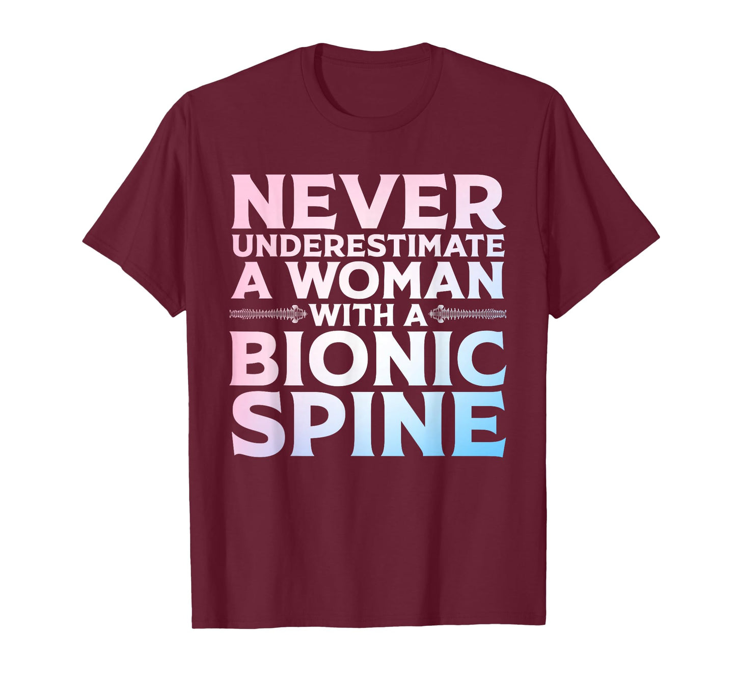 Spine Surgery Art for Women Girls Back Lumbar Spine Surgery T-Shirt