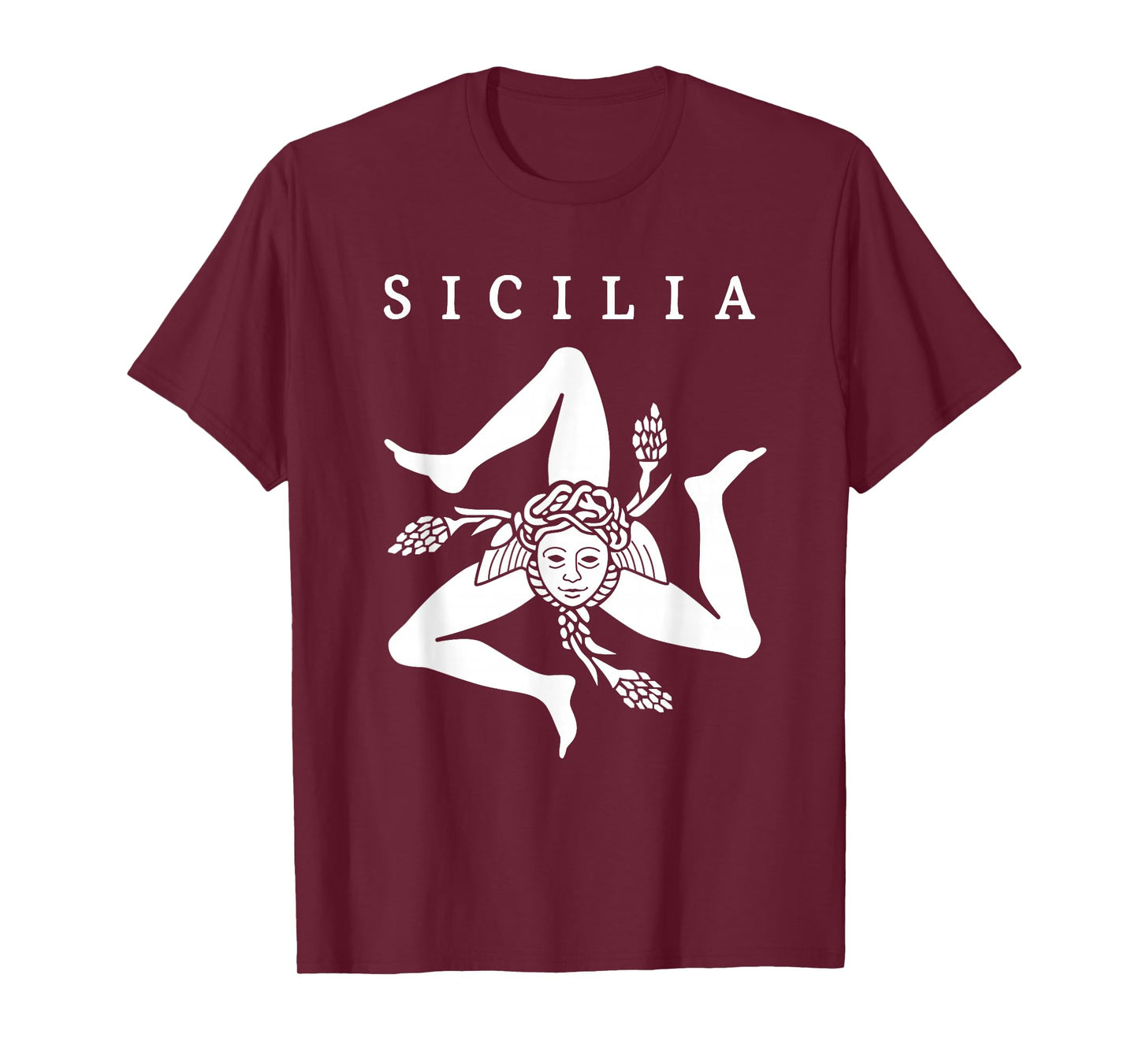 Sicilia Flag Sicily Palermo Italy T-Shirt