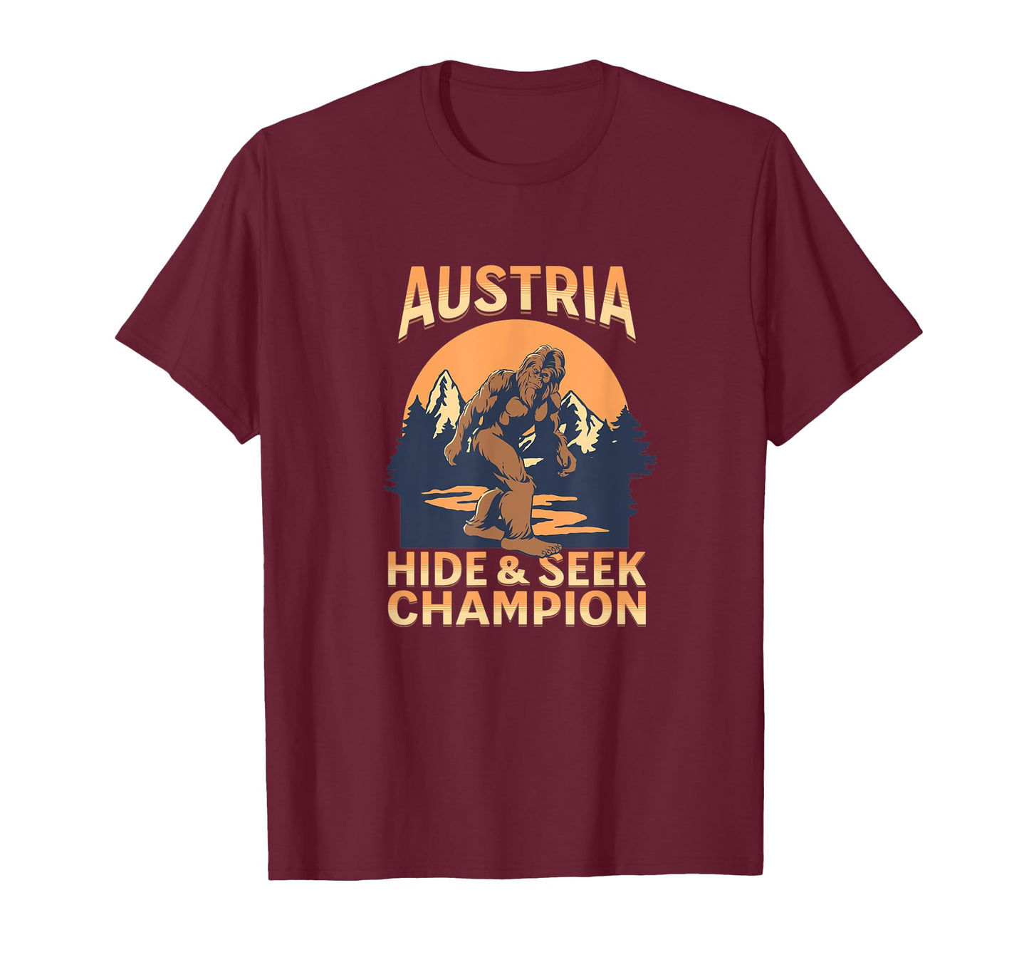 Austria Bigfoot Country Sunset Champ T-Shirt