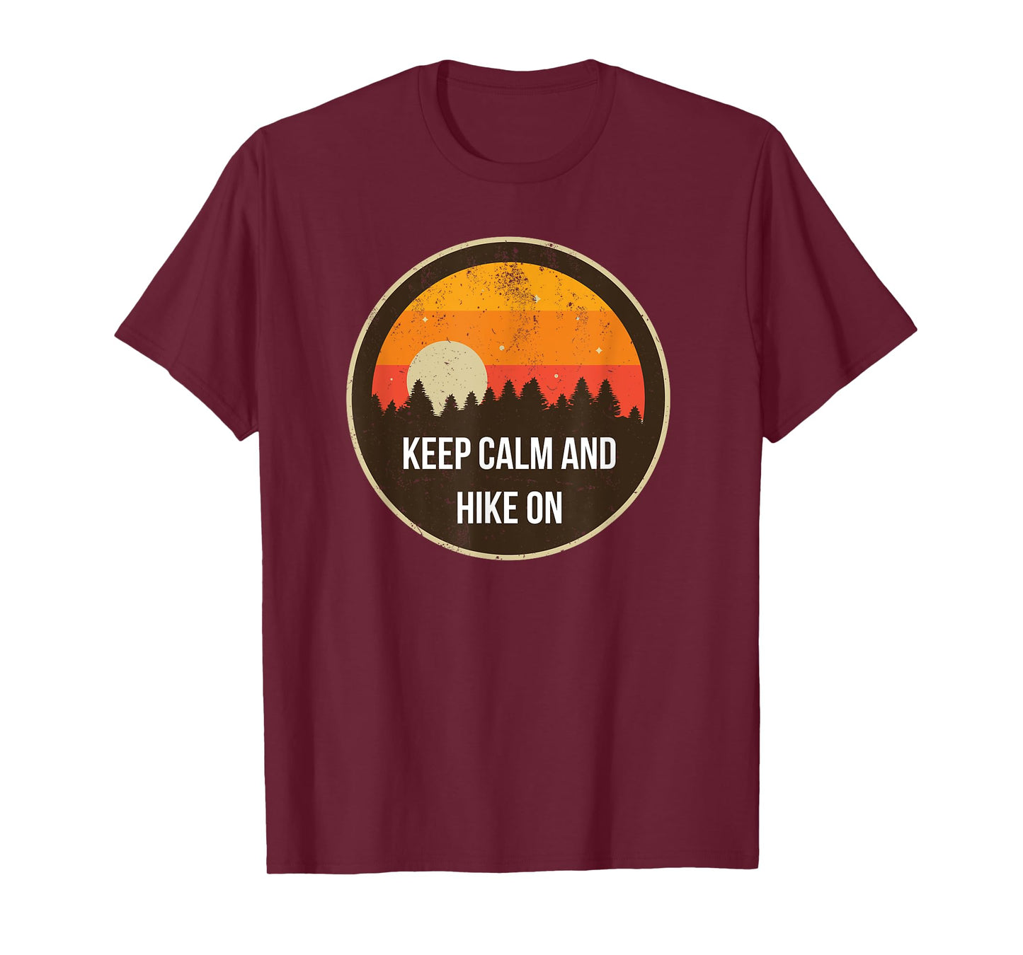Keep calm and hike on design T-Shirt