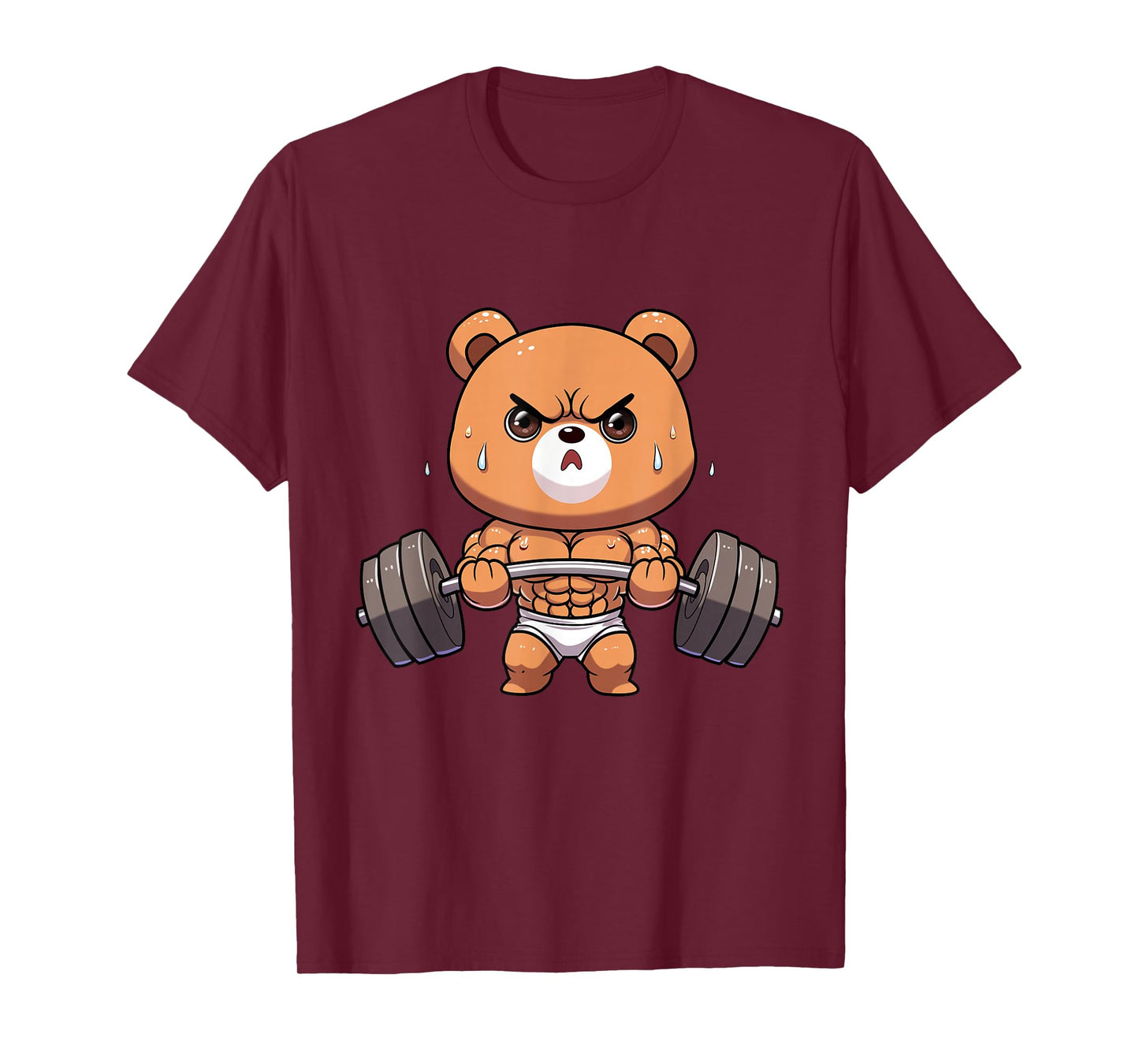 Bear Bodybuilder Bodybuilding Muscle Gym Weightlifting Bear T-Shirt