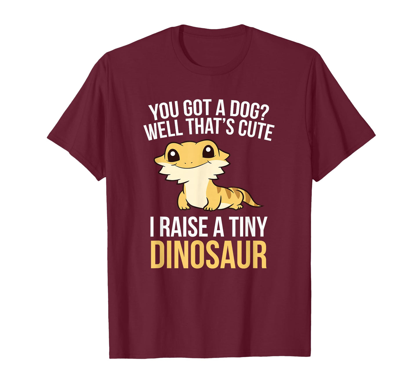 Bearded Dragon Pet I Raise A Tiny Dinosaur Bearded Dragon T-Shirt Small