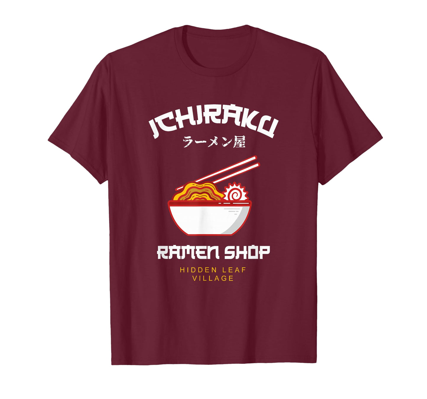 Ichiraku Ramen Shop Hidden Leaf Village Japanese Anime T-Shirt