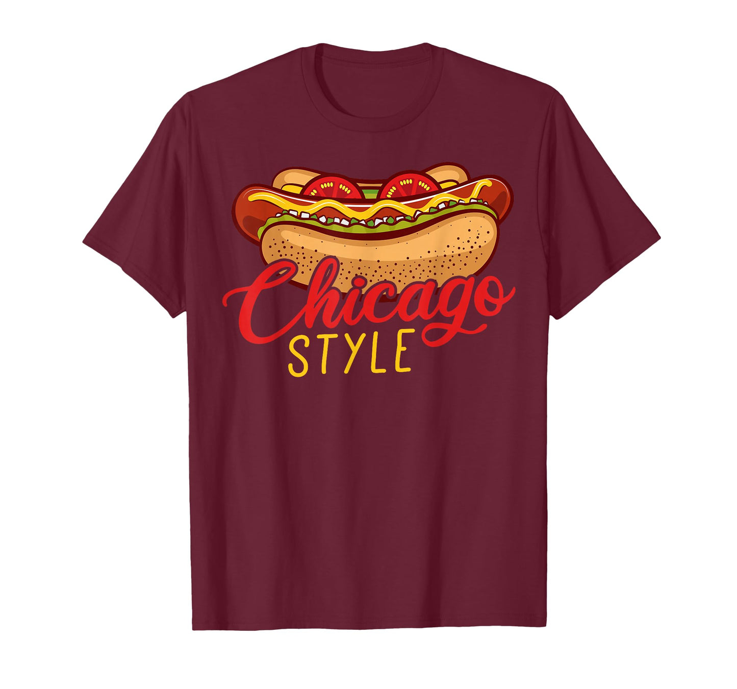 Chicago Style Hot Dog T-Shirt
