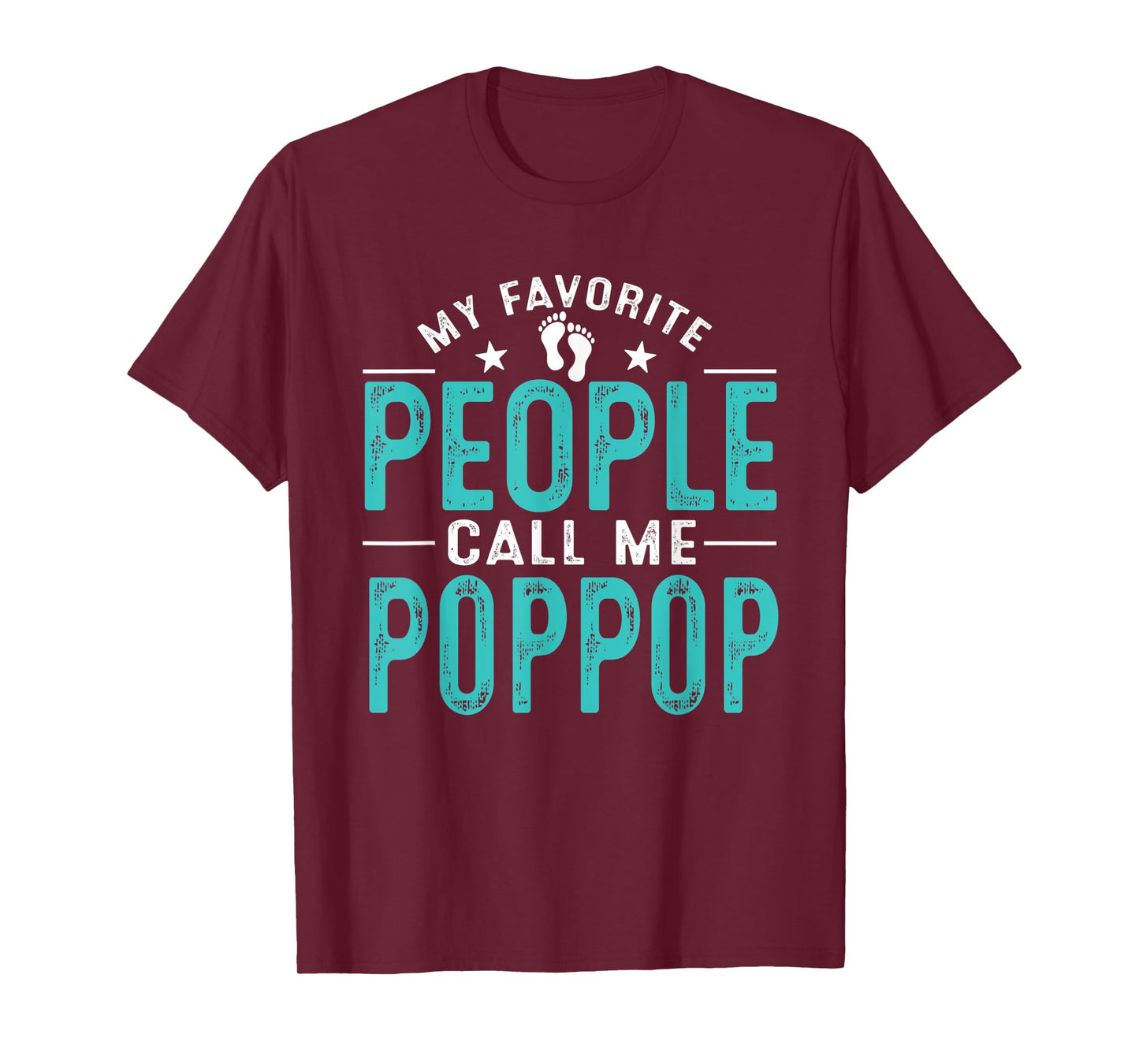 My Favorite People Call Me PopPop Vintage Funny PopPop Fathe T-Shirt