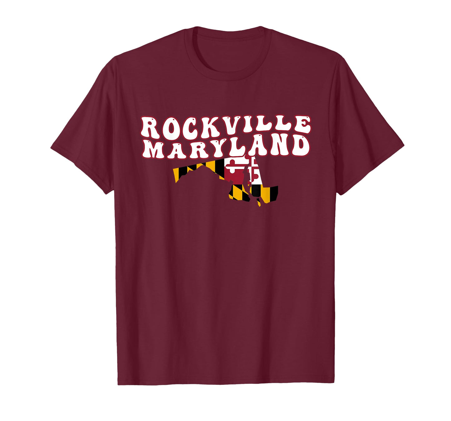 Rockville Maryland MD Flag Vacation Souvenir T-Shirt