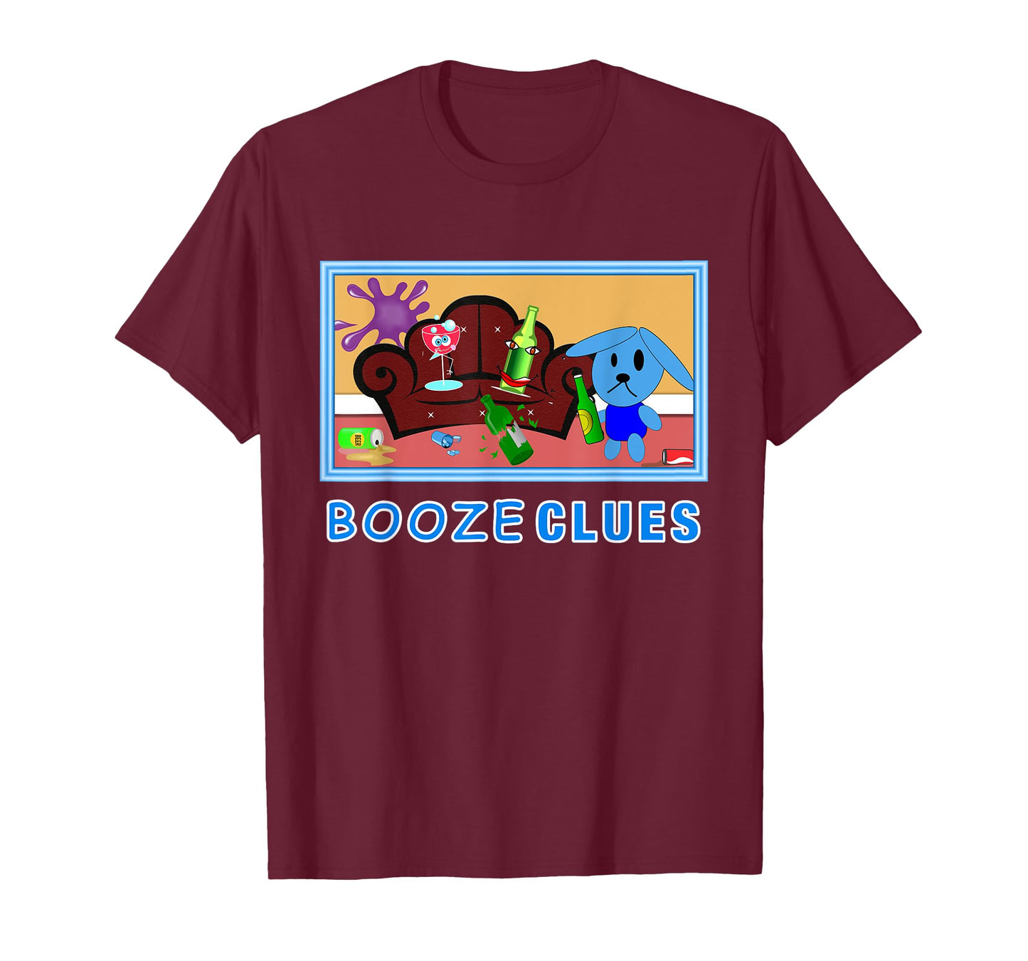Booze Clues Shirt Funny Booze Drinking Partying Bachelor T-Shirt