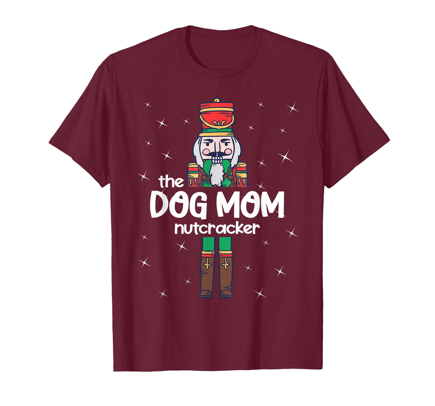 Dog Mom Nutcracker Family Matching Funny Gift Pajama Men Women Kids T-Shirt